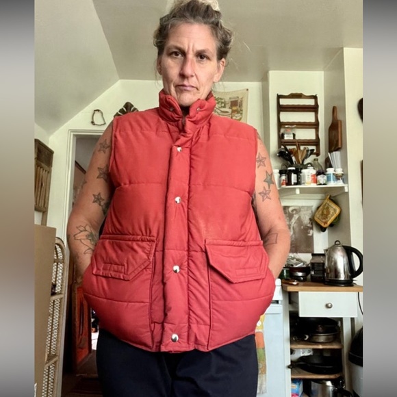 1970’s/80’s vintage Columbia sportswear puffy vest mens sm/med women med/large